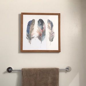 16x16inch wall art purchased from Homegoods.